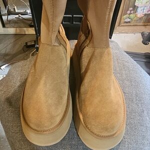 Tan Suede Ugg  Women Boots